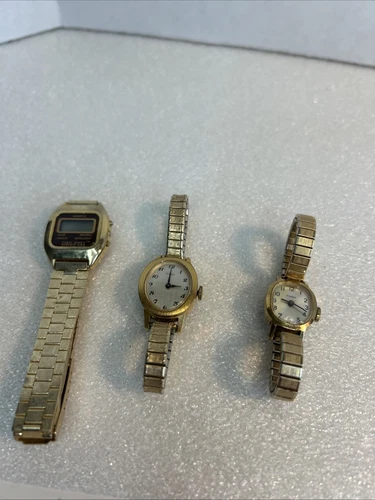 Vintage Timex And Delphi Quartz Watch Lot