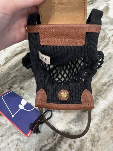 Longchamp Le Pliage Filet XS schwarz Mesh Schultertasche FILT Mini Handtasche - Bild 15 von 17