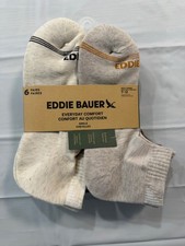 Eddie bauer Everyday comfort socks 6 pairs size 7-12