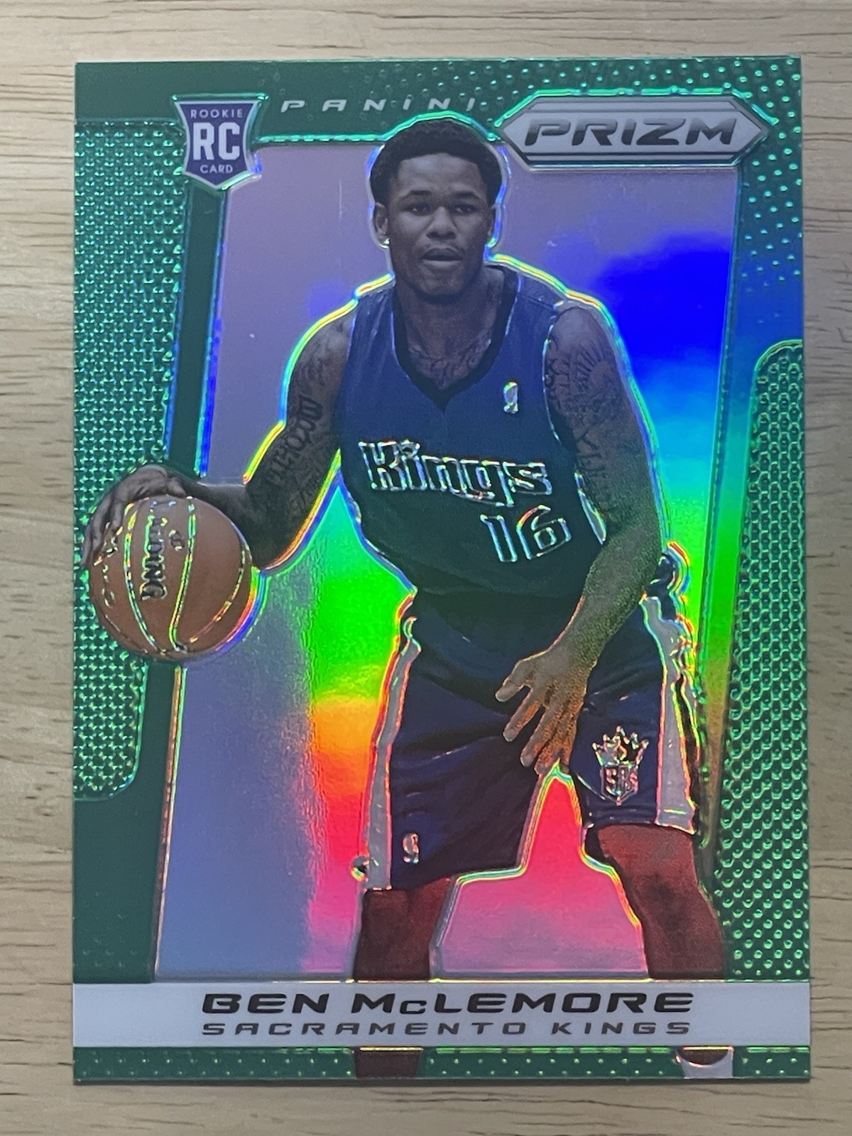2013-14 Panini Prizm - Ben McLemore #263 Green Prizm (RC)