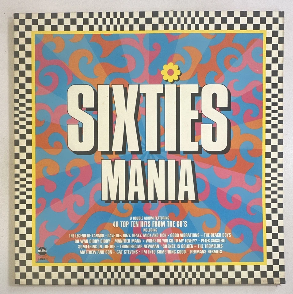 Various, Sixties Mania - Rock Pop 2 x Vinyl LP Record 1986 (STAR 2287) EX / EX - Image 2 of 4