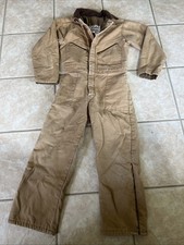 Vintage Walls Blizzard Pruf Tan Insulated Coveralls - Youth 12