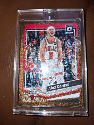 Panini 2023-24 Donruss Optic Alex Caruso #58 Copper Glitter Prizm /99 Bulls