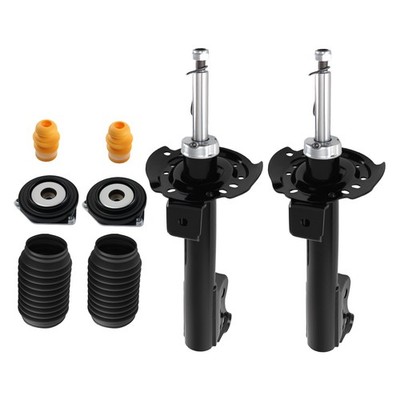 2pc Stoßdämpfer + Anschlagpuffer + Domlager for Mercedes A/B-Klasse Vorne kit