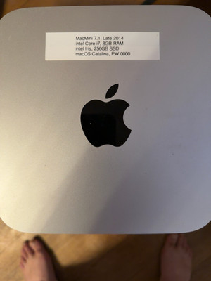 Apple Mac mini Late 2014 i7 8GB RAM 256GB SSD A1347 Catalina