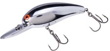 Bomber Model A Crankbait 2.62" Chrome Black Back - BMB07AMB