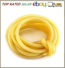 QWORK 10FT 1/4" OD 3/16" ID Natural Latex Rubber Tubing Surgical Tube for Home,