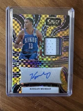 KEEGAN MURRAY 2024-25 SELECT GAME USED PATCH AUTO GOLD /10