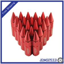 20 PCS RED Aluminum Spike Wheel Lug Nuts Bolts SPIKED M12X1.5 For Honda Toyota