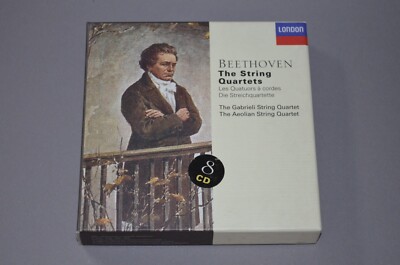 Beethoven - The String Quartets / Gabrieli, Aeolian / London / Germany / 8CD Box