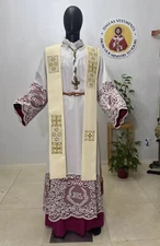 WHITE SACRAMENTAL STOLE - Chasuble - Vestments