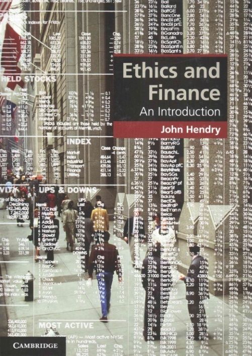Ethics and Finance An Introduction Hendry Hardback Cambridge University Press