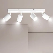 Track Lighting 2/3/4 Lights Spot Light Flush-Mount Ceiling Light Fixture