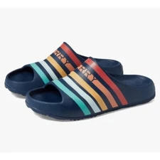 Sperry Men's Float Slide Flat Sandal Stripe Blue NIB