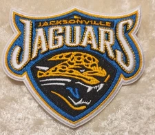 Jacksonville Jaguars 3.25" Iron On Embroidered Patch ~ Free Tracking!