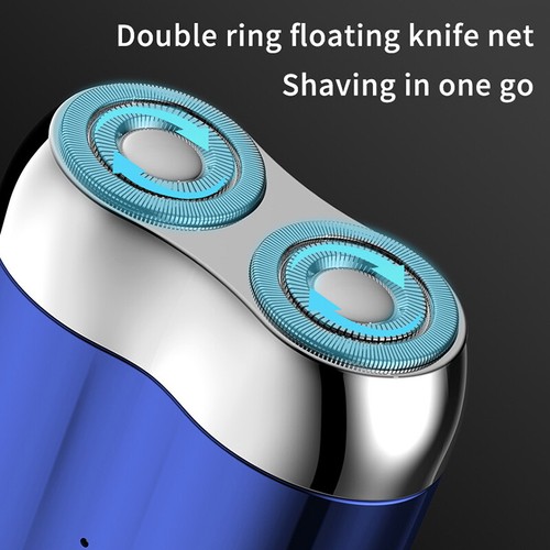 Electric Shaver, Mini Portable Rechargeable Shaver, Men's Double Headed Shaver-* - Photo 7/15