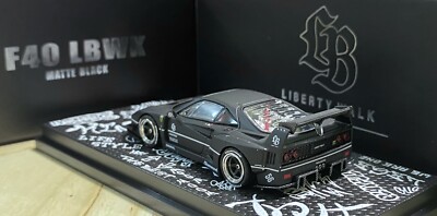 専用 【限定】 【廃盤】1/64 INNO F40 マットブラック LB Inno64 LBWK F40 Matte black HK ToyCar Salon 2023 Special