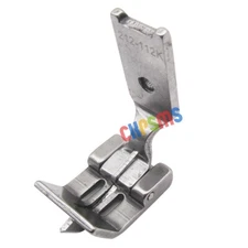 Double Needle Center Edge WITH SPRING GUIDE Foot FOR SINGER 112W JUKI LH-515+
