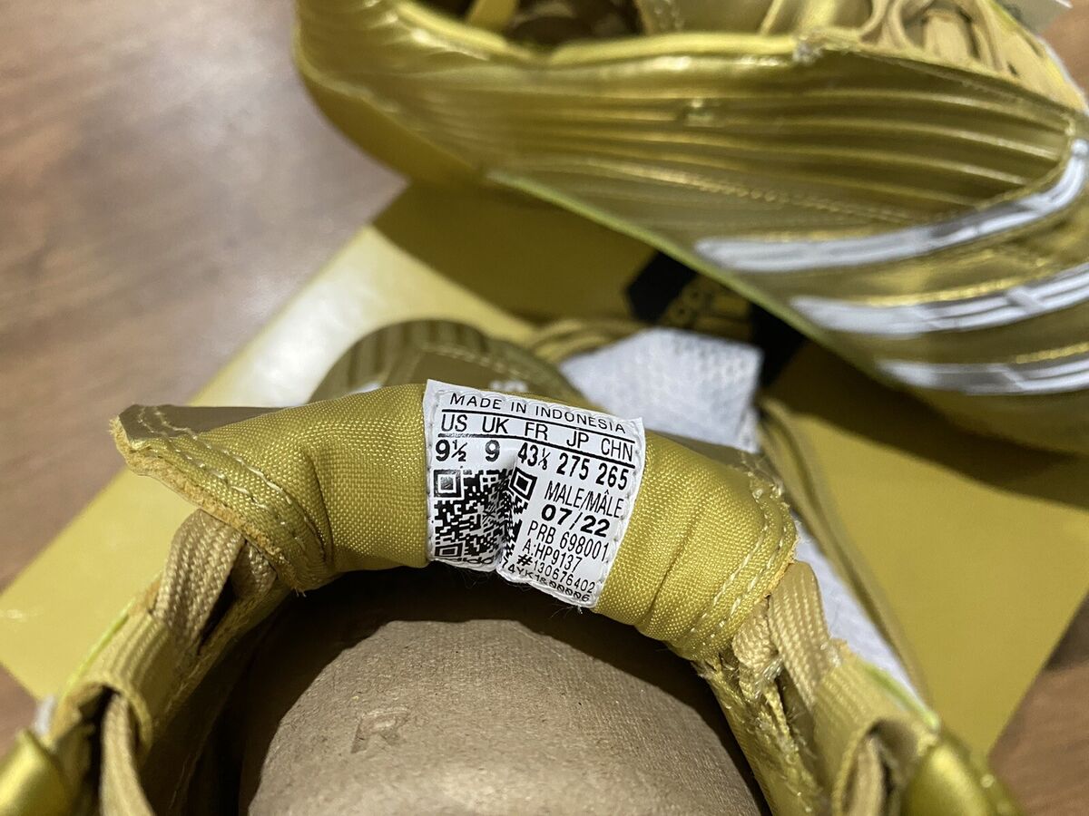Adidas Predator Absolute Zidane FG size 9.5US Gold | eBay Adidas Predator Absolute Zidane FG size 9.5US Gold | eBay