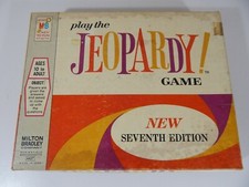 Vintage Jeopardy Game (1970) Seventh Edition by Milton Bradley *Made in USA*