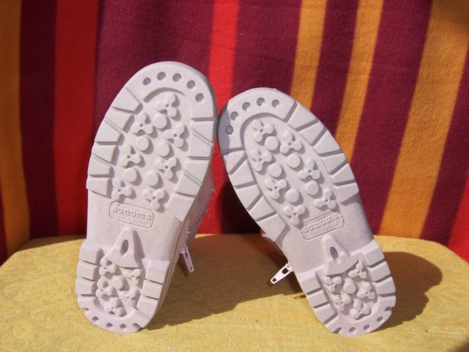 BOTAS de Nieve de Invierno Niños Pequeños NIÑAS Gamuza Lil Madison ROSA Forradas con Piel Nuevas con Etiquetas $45 Foto 3 de 4