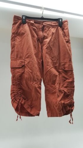 Women's WOOLRICH Orange Capri Pants 10