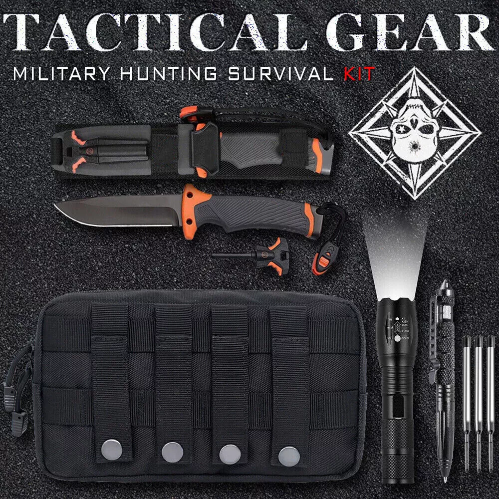 Survival Gear Tactical Tool Military Emergency Kit – Whitetail Beard