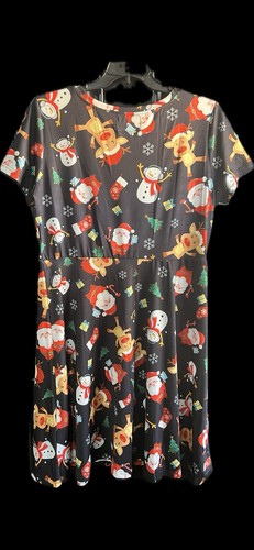 Womens Plus Size Christmas Round Neck Casual. Size 2X - Picture 2 of 13