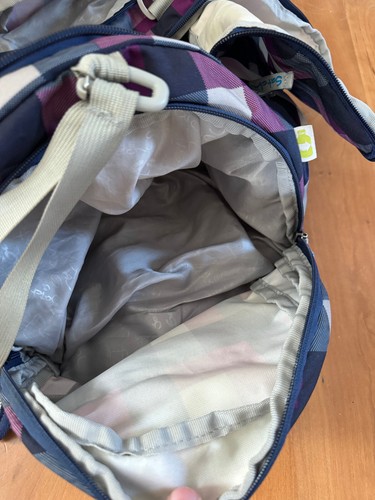 Satch Pack Schulrucksack + Sporttasche karo Lila/Blau ergonomisch Rucksack - Bild 12 von 12