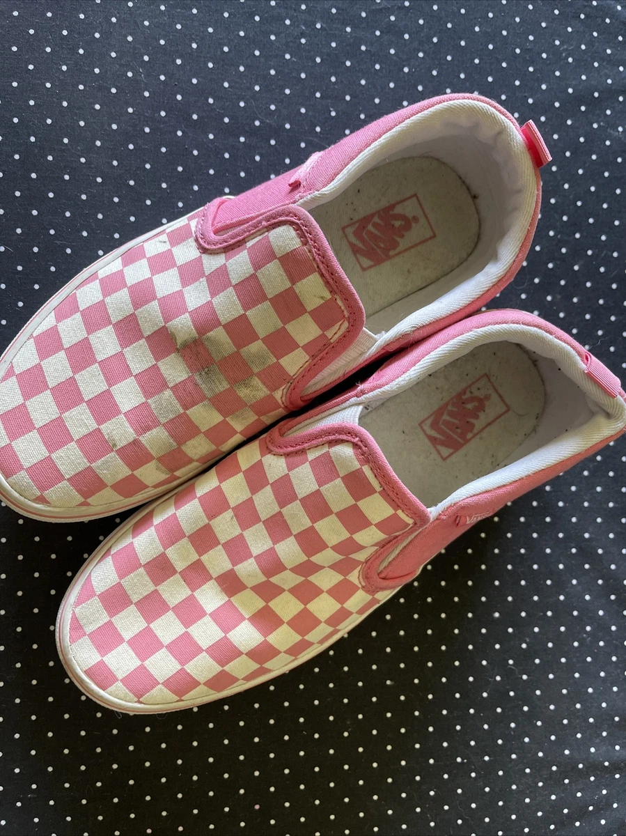 Kids checkered shop vans size 4