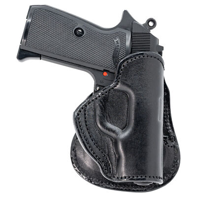 PADDLE HOLSTER FOR SIG SAUER P238 OWB LEATHER PADDLE W/ ADJUSTABLE CANT.