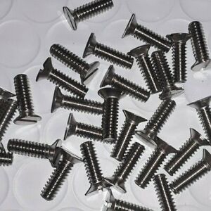 Machine Screws 4/40 x 3/8 Slotted Binding Head Steel Black Lot of 100 #2374