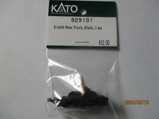 Kato # 929101 Truck Assembly E-Unit Rear with Knuckle Coupler Black N-Scale