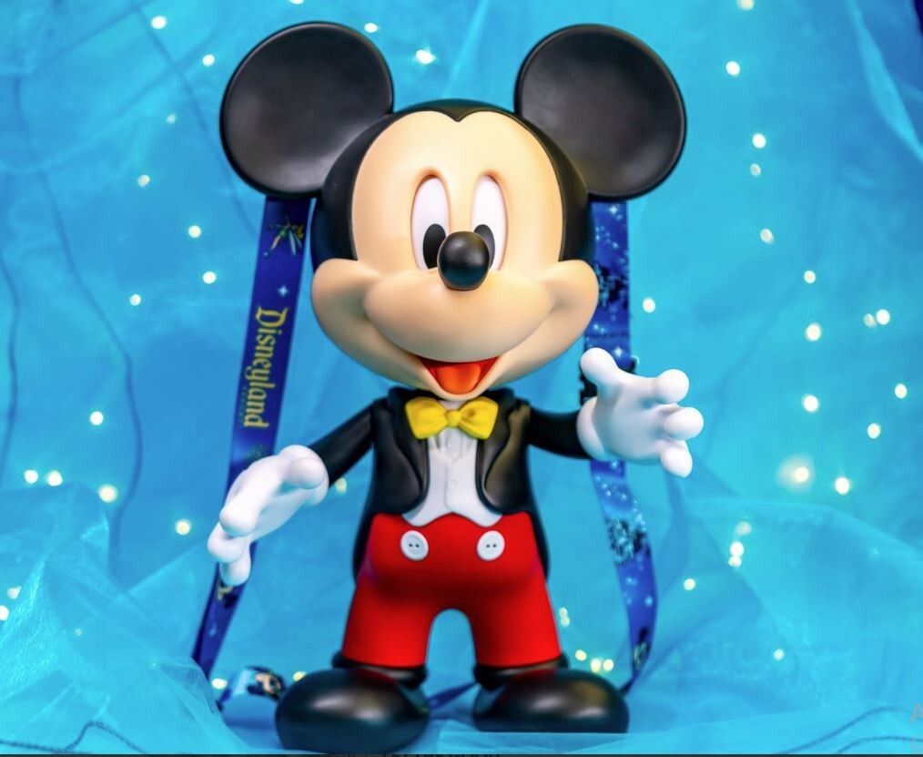 Mickey Mouse Popcorn Bucket Talking Disneyland 70th