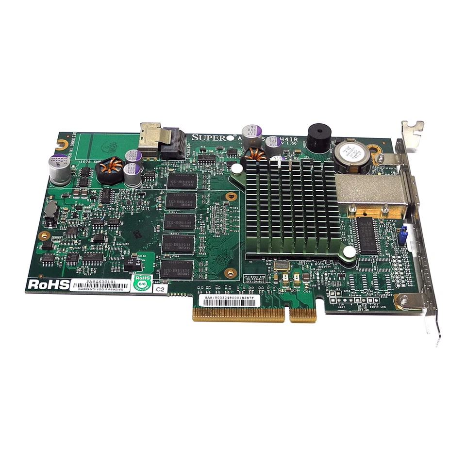 Controller RAID SAS Supermicro AOC-USAS-H4IR Dual-Port 3 Gb/s PCI-Express x8 - Immagine 2 di 3