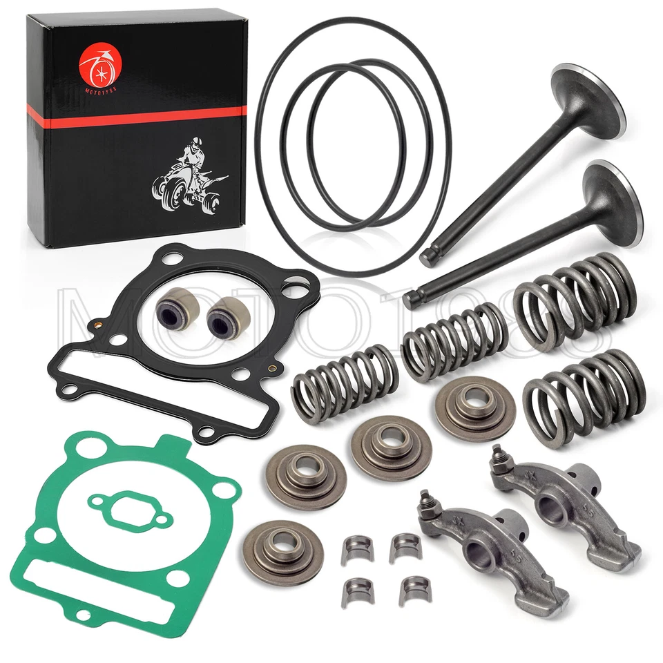 Kit de brazo basculante y válvula de escape de admisión para Yamaha 350 Warrior Raptor Grizzly 350 Foto 2 de 4