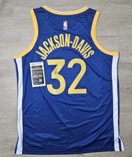 Trayce Jackson Davis Signed Autographed Golden State Warriors Jersey Jsa