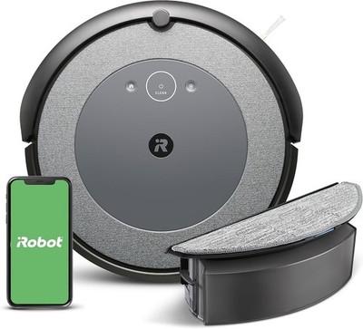   iRobot Roomba Combo i5 i517020 Robot Vacuum Mop Wi Fi Smart Mapping