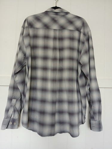 Horny Toad Button Front Shirt Mens XXL Cotton Plaid Light Flannel Long Sleeve ** - Picture 3 of 13