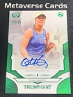 2025 Topps Triumphant Tennis Grass Court Green Foil Olivia Gadecki #41-A