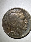 Rainbow toned better grade 1936 Buffalo Nickel