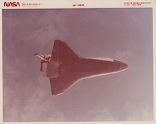 STS-3 Columbia Underside White Sands NM 1982 - Original NASA Photo