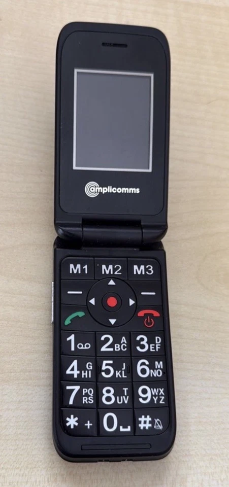 Amplicomms PowerTel M6900 Senioren-Klapp-Handy schwarz nur Gerät Garantie - Bild 2 von 3