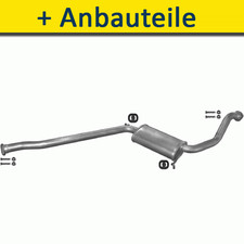 Mitteltopf Auspuff+ für SAAB 9000 2.0 2.3 1992-