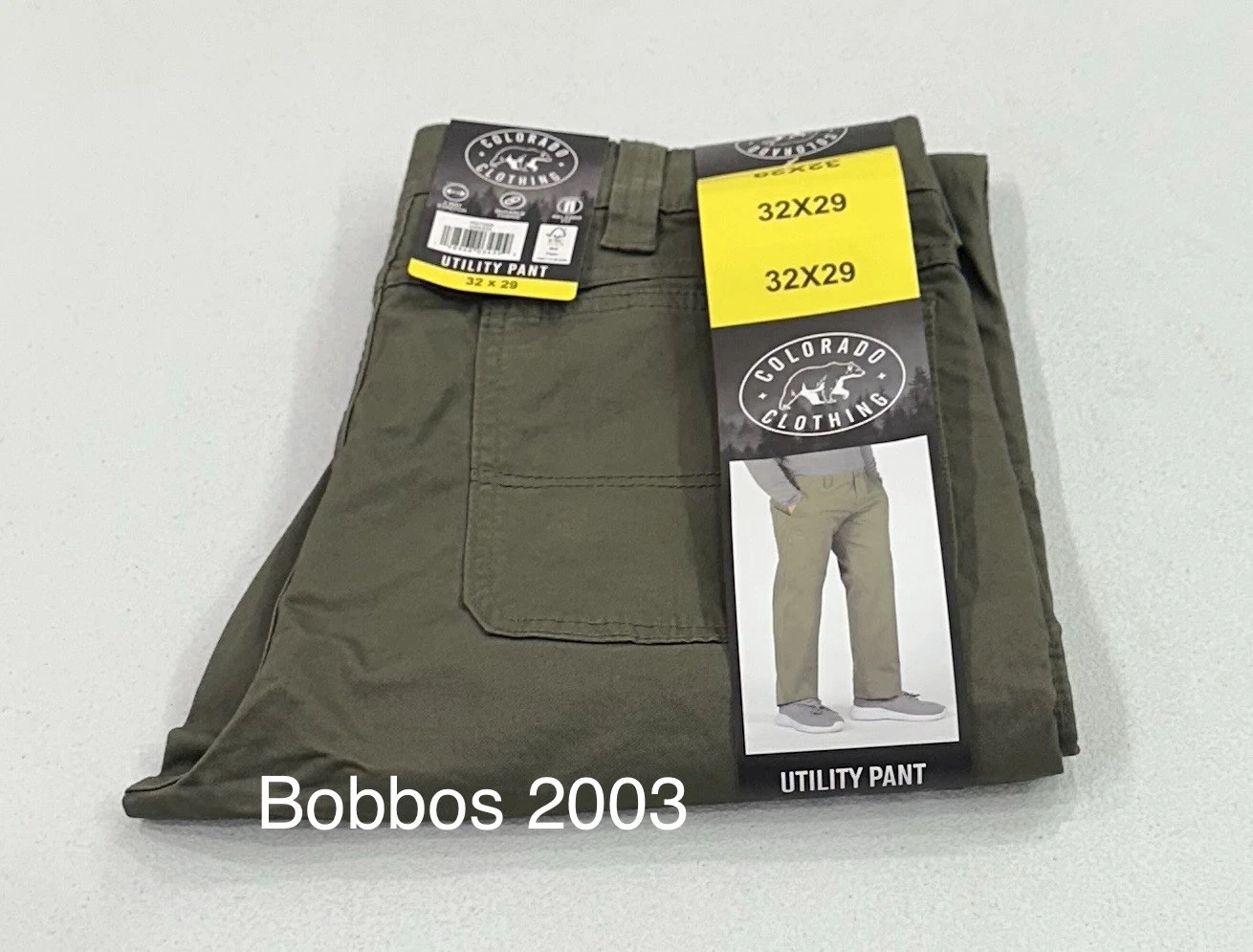 Colorado Clothing Men's Utility Pants, Green, Size 32X29