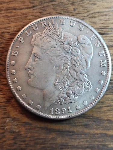 1891-O Morgan Silver Dollar XF New Orleans Mint (11.824)