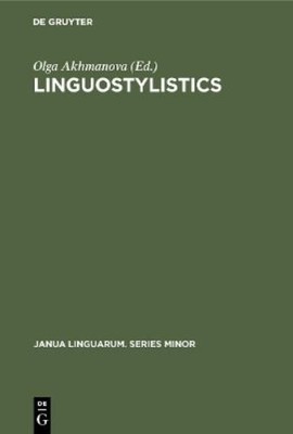 Olga Akhmanova Linguostylistics (Gebundene Ausgabe) (US IMPORT)
