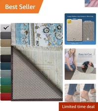 Versatile 10' x 14' Non-Slip Rug Pad - Perfect for Rugs, Futons & Cushions