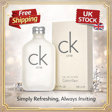 Calvin Klein CK One 200ml EDT Unisex Perfume Spray Genuine New Sealed UK P&P✅