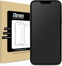 Matte Glass Screen Protector for iPhone 14 6.1 Inch Anti-Glare Anti-Fingerprint